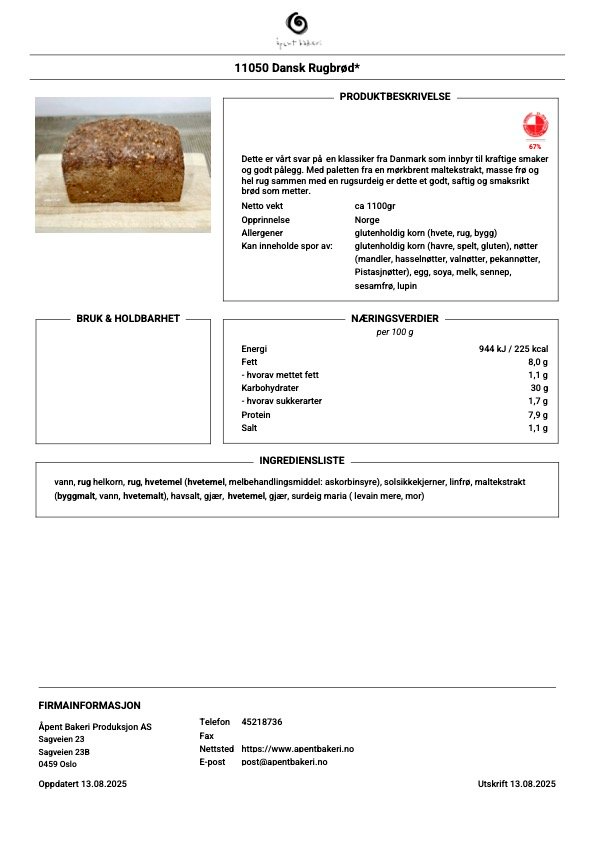 Dansk Rugbr&oslash;d