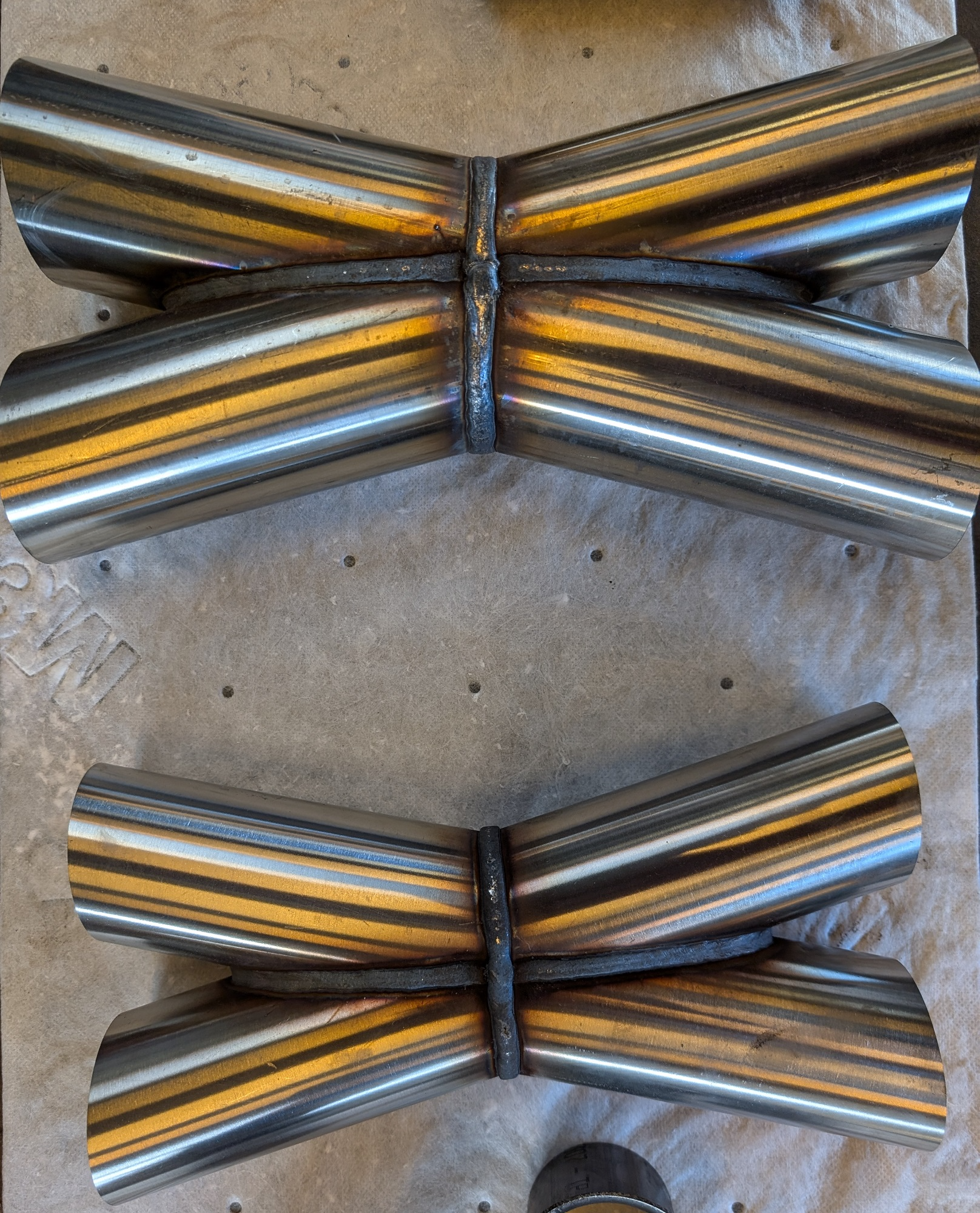 Enkelt eksosanlegg – detalj 1