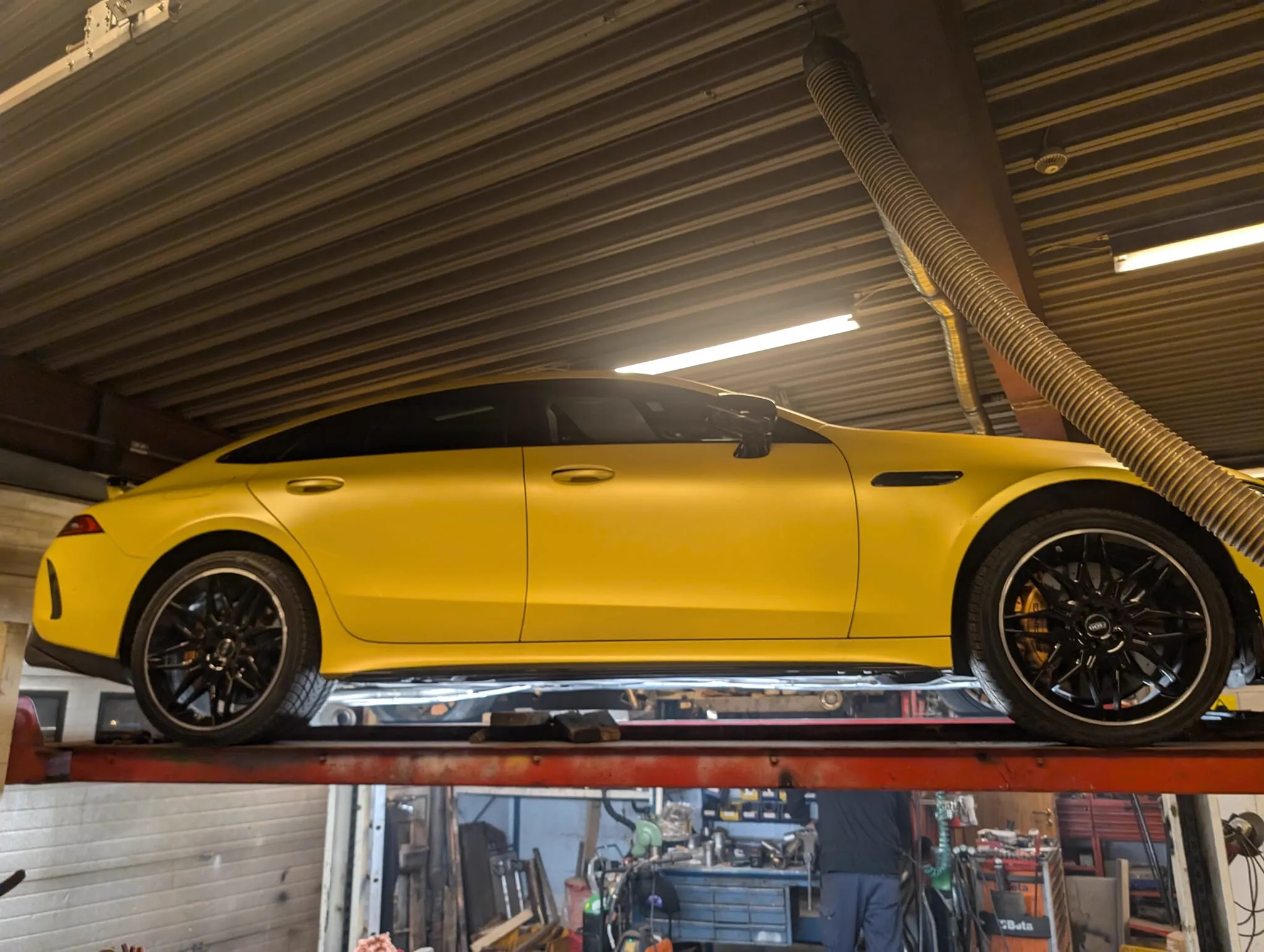 Aluminisert eksosanlegg – detalj 2