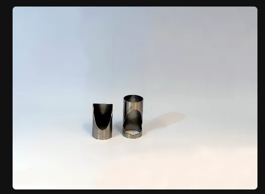 Eksosforgreining i rustfritt stål