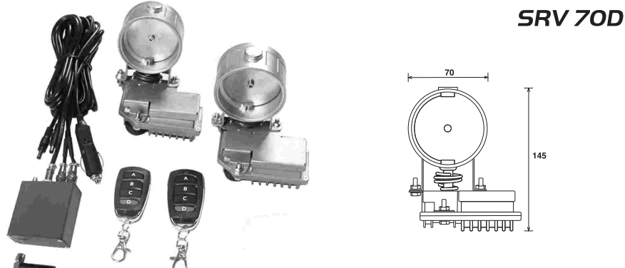 Sett med 2x ventiler 51mm